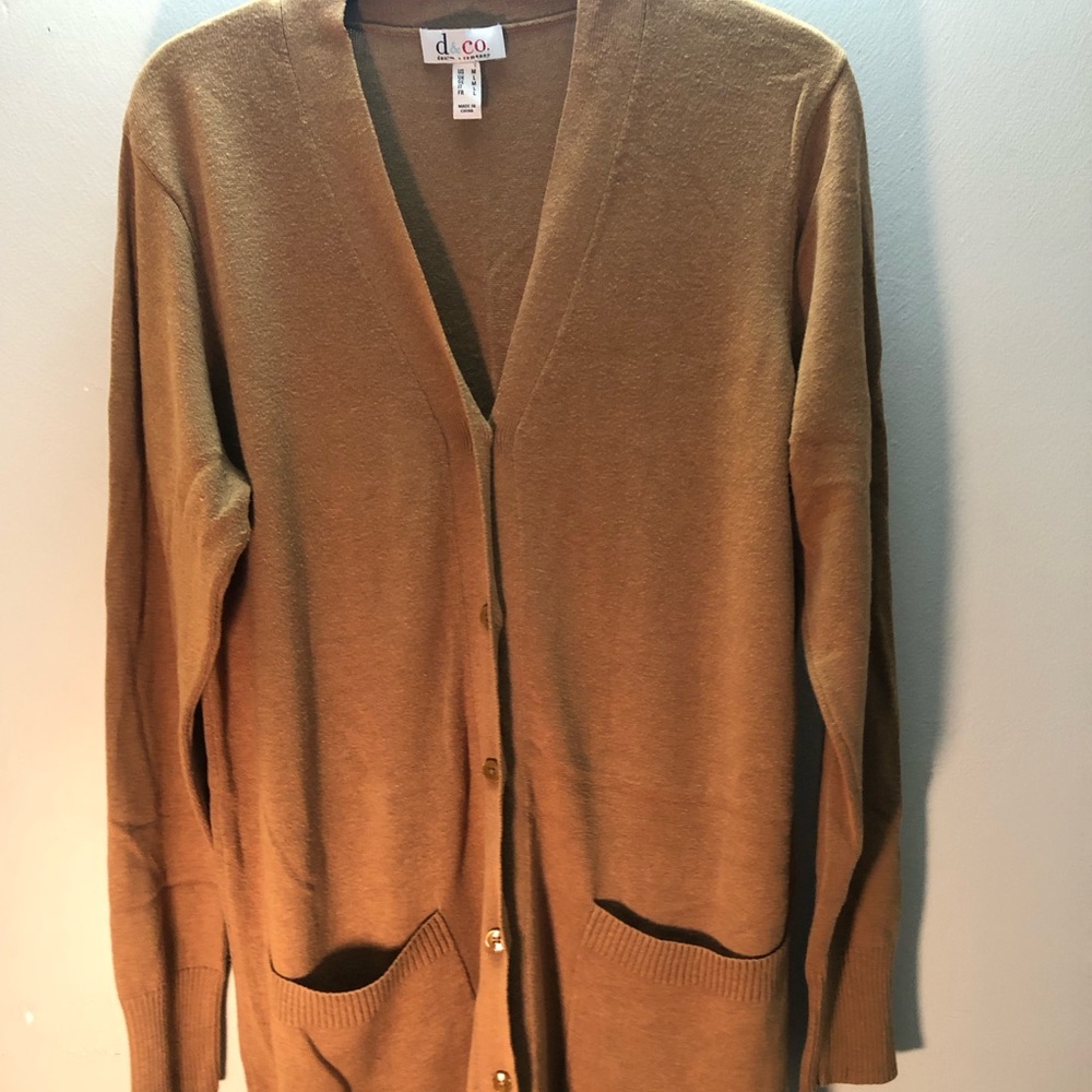 D. Co Women's Brown Cardigan Sweater